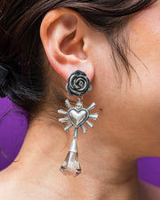 Aretes Amor entre Rosas