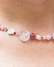 Collar Amor Infinito Rosa