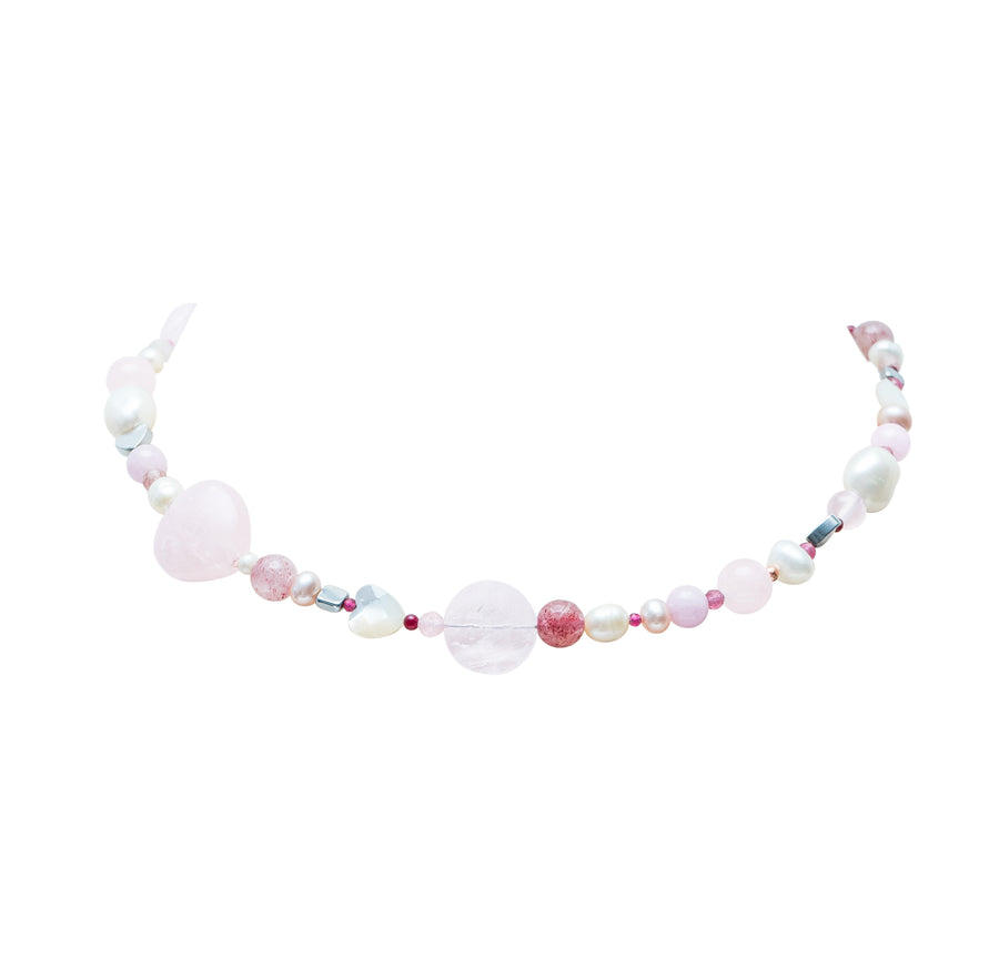 Collar Amor Infinito Rosa