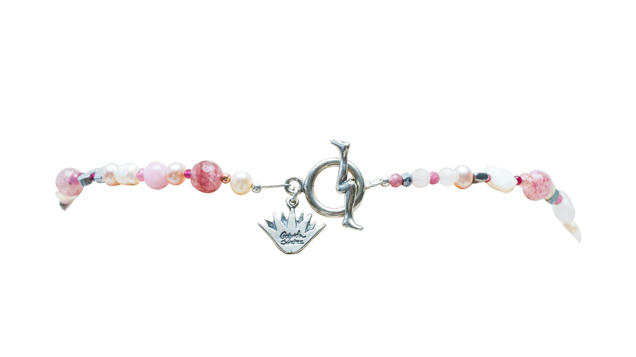 Collar Amor Infinito Rosa