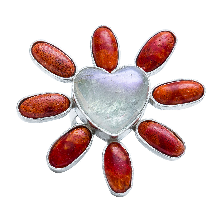 Anillo Tornasol Rojo