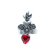 Anillo Corazón Carmesí