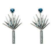 Aretes Azul Agave