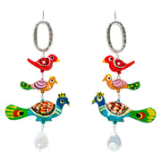Aretes Reina del Plumaje