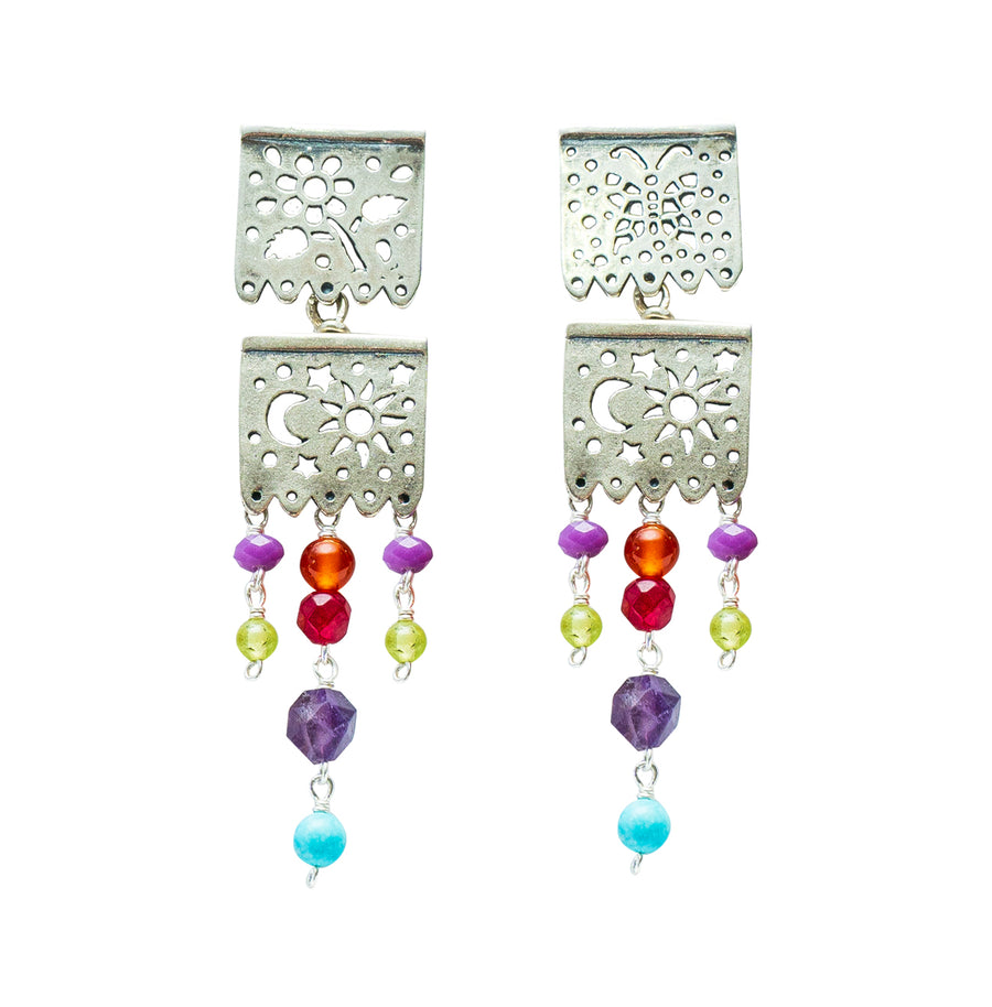 Aretes Fiesta Papel Picado