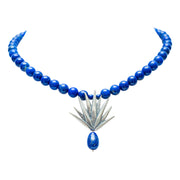 Collar Agave Sobre Lapislázuli