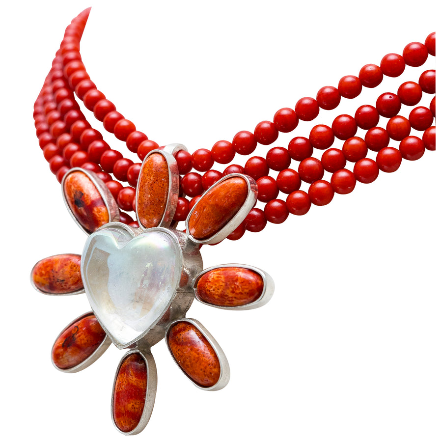 Collar Corazón Fuerte Resplandor