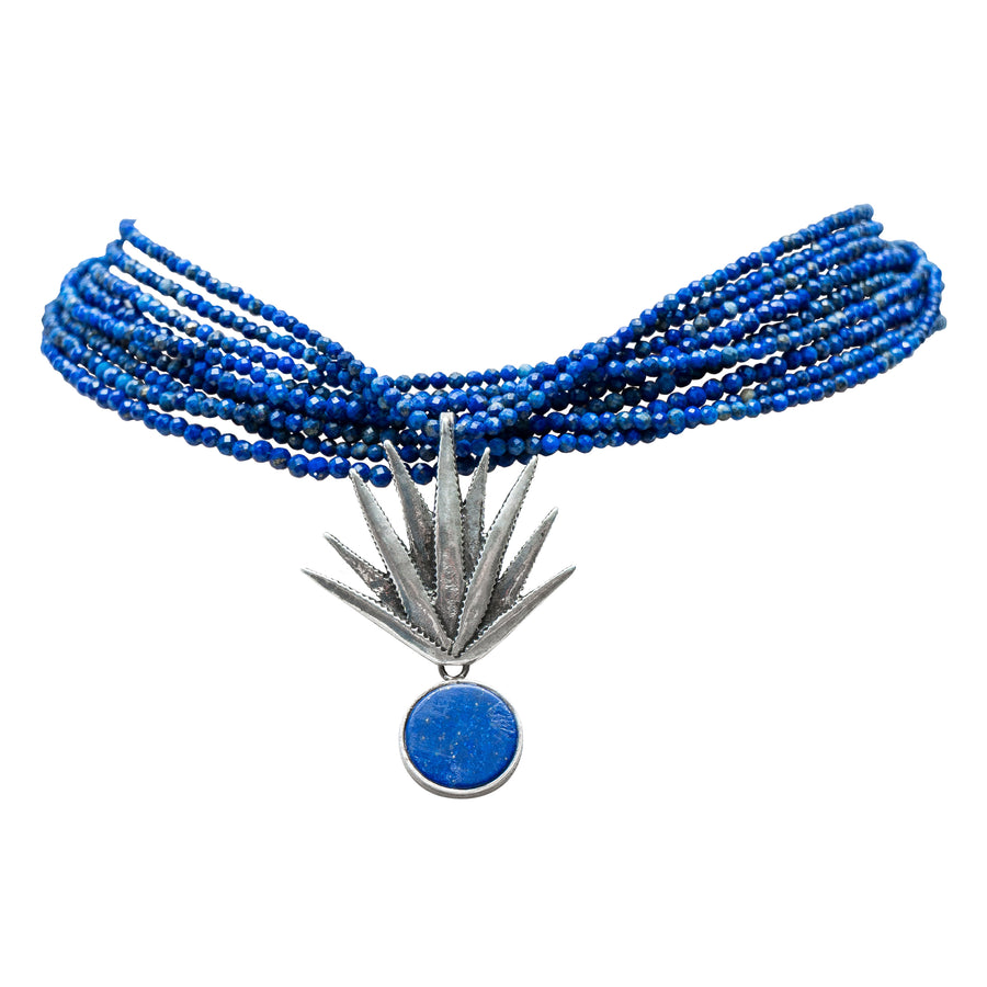 Collar Campos Azules