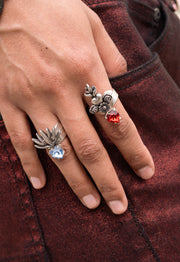 Anillo Corazón Carmesí