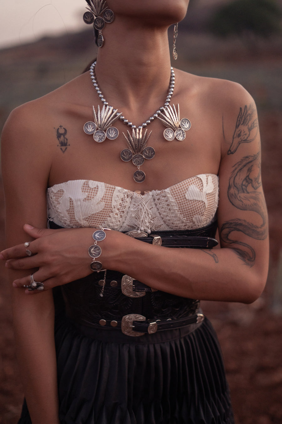 Collar Roseta de Agave