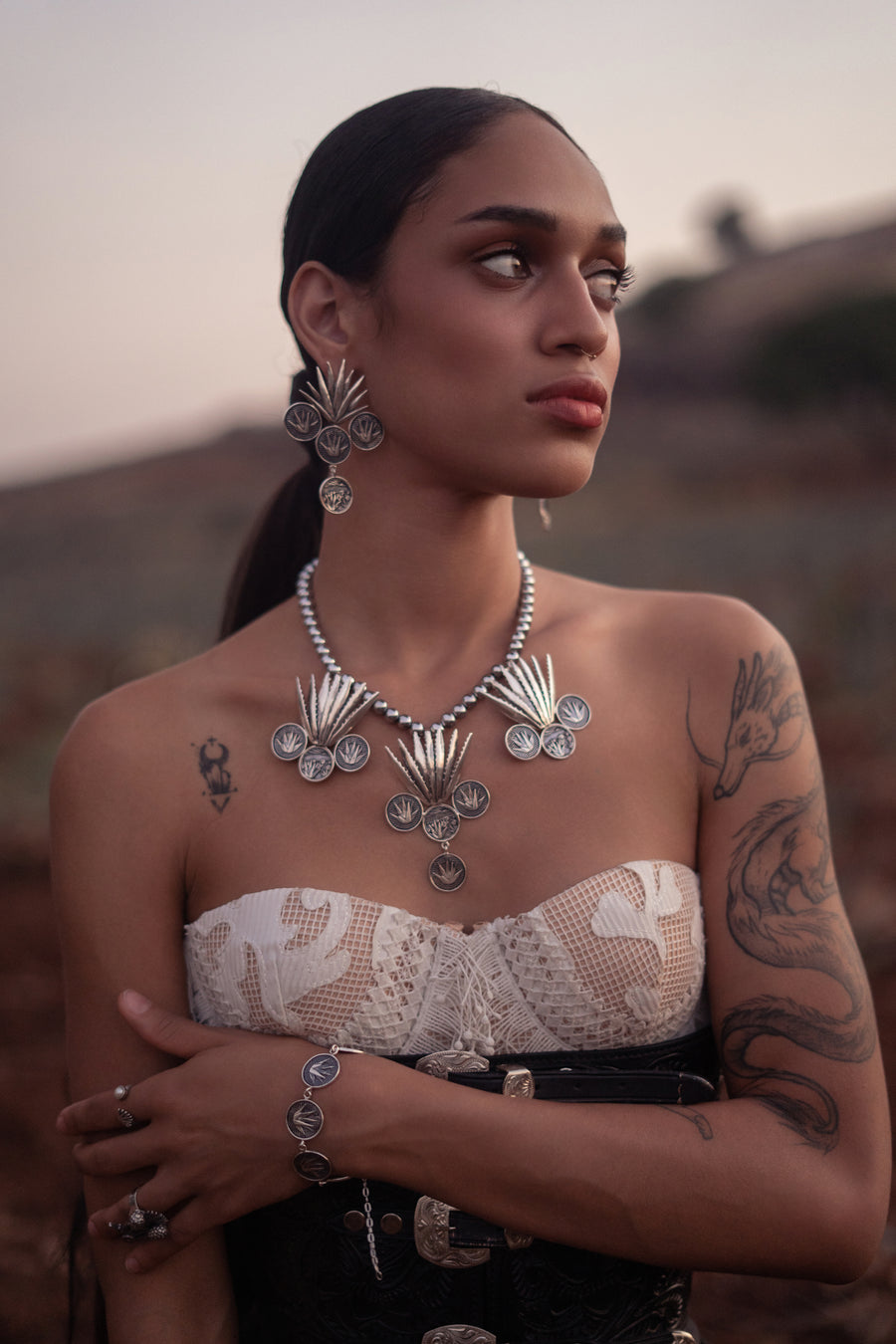 Collar Roseta de Agave