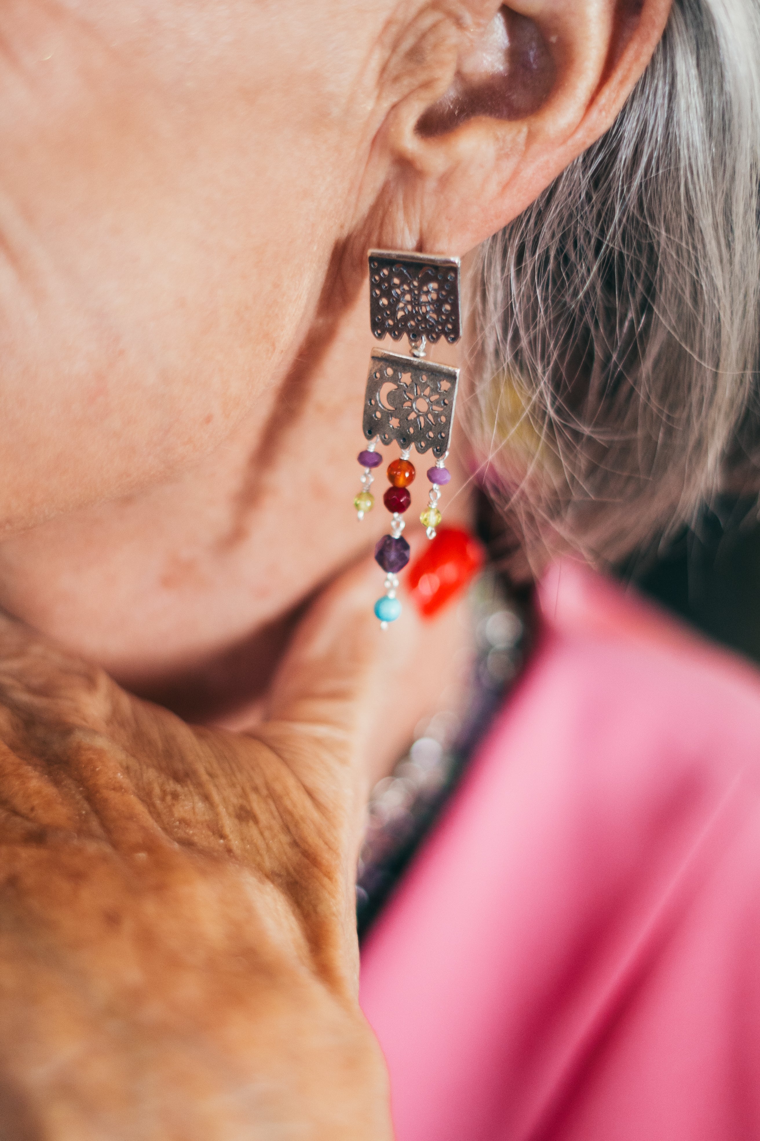 Aretes Fiesta Papel Picado