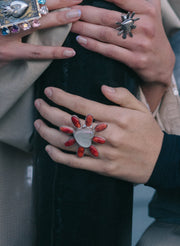 Anillo Tornasol Rojo