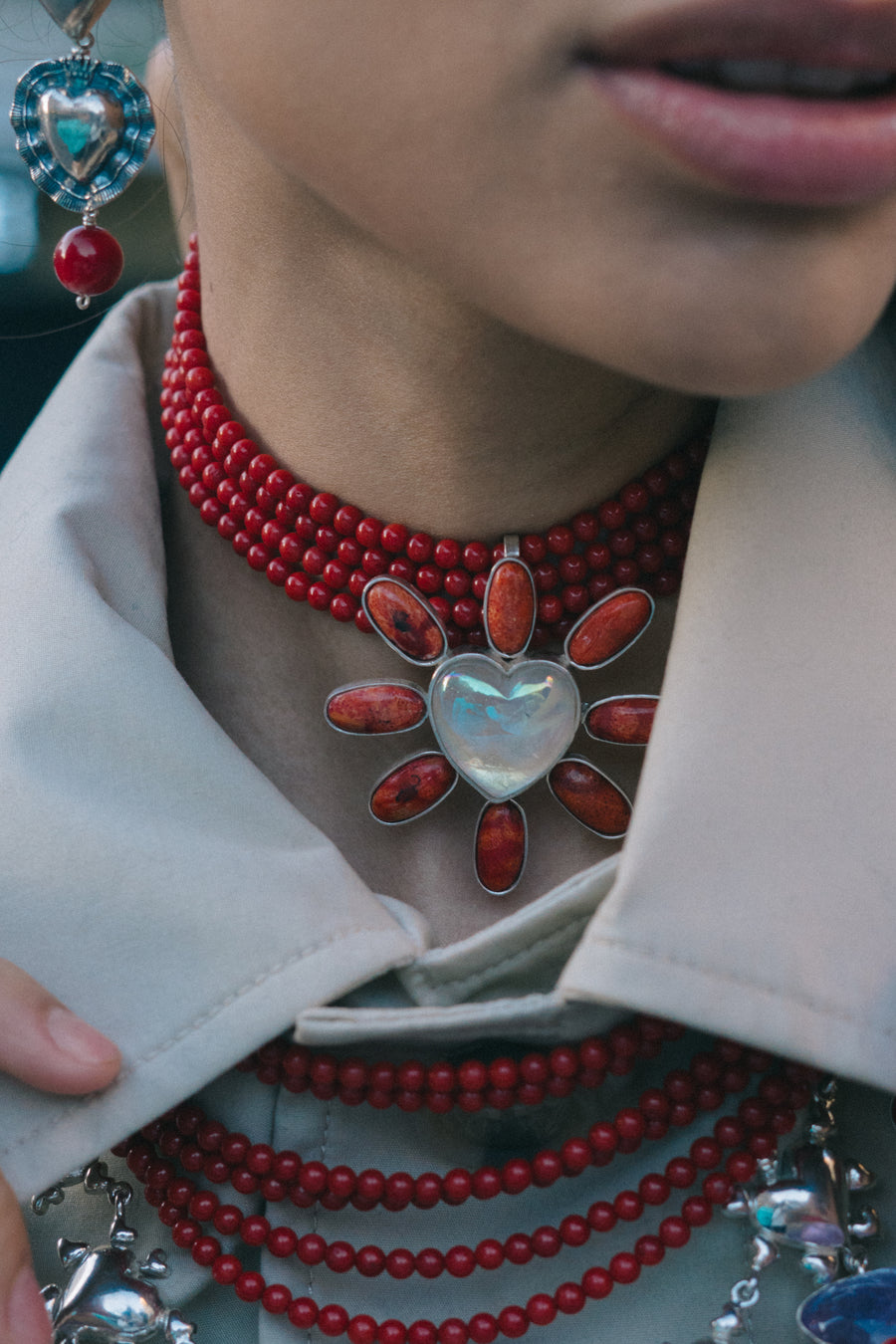 Collar Corazón Fuerte Resplandor