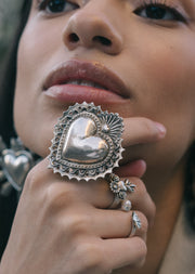 Anillo Corazón Ardiente