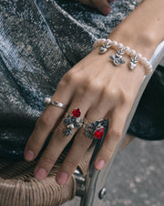 Anillo Corazón Carmesí