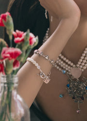 Brazalete Corazoncitos de Plata