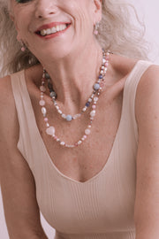 Collar Amor Infinito Rosa