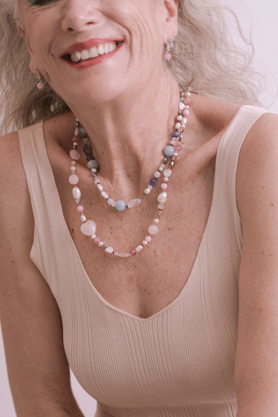 Collar Amor Infinito Rosa