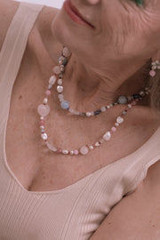 Collar Amor Infinito Rosa