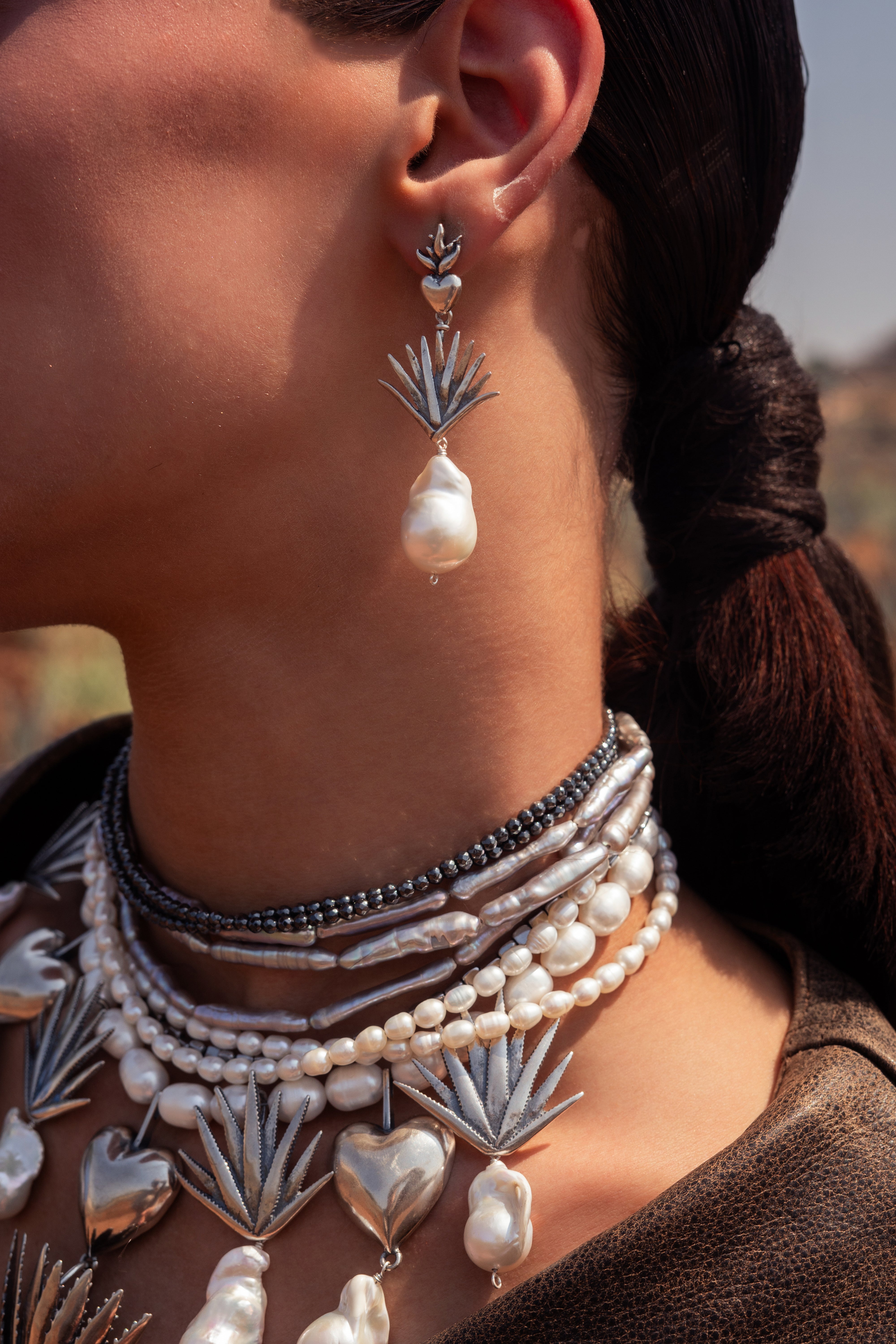 Aretes Agave Rosario