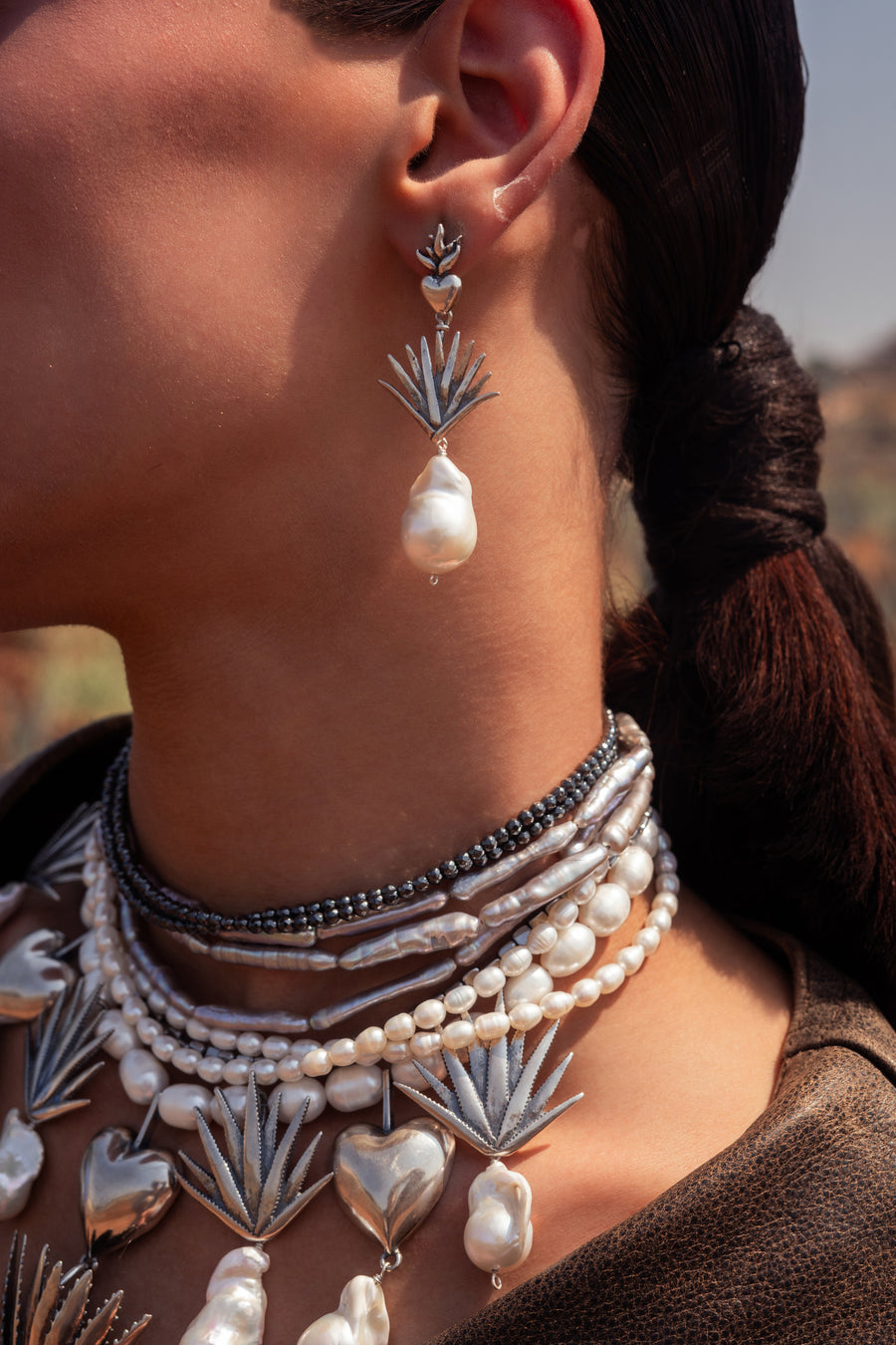 Aretes Agave Rosario