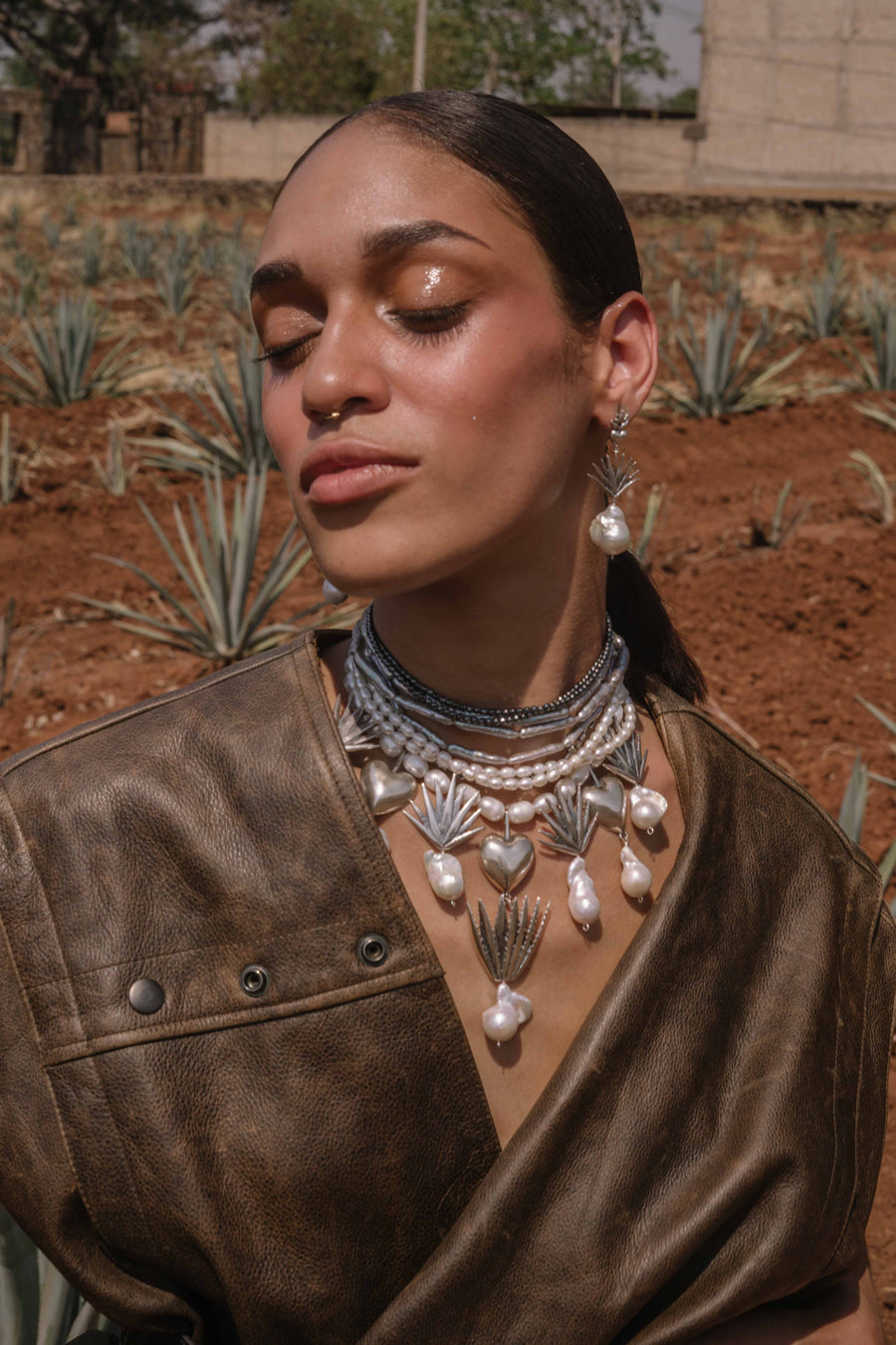Aretes Agave Rosario