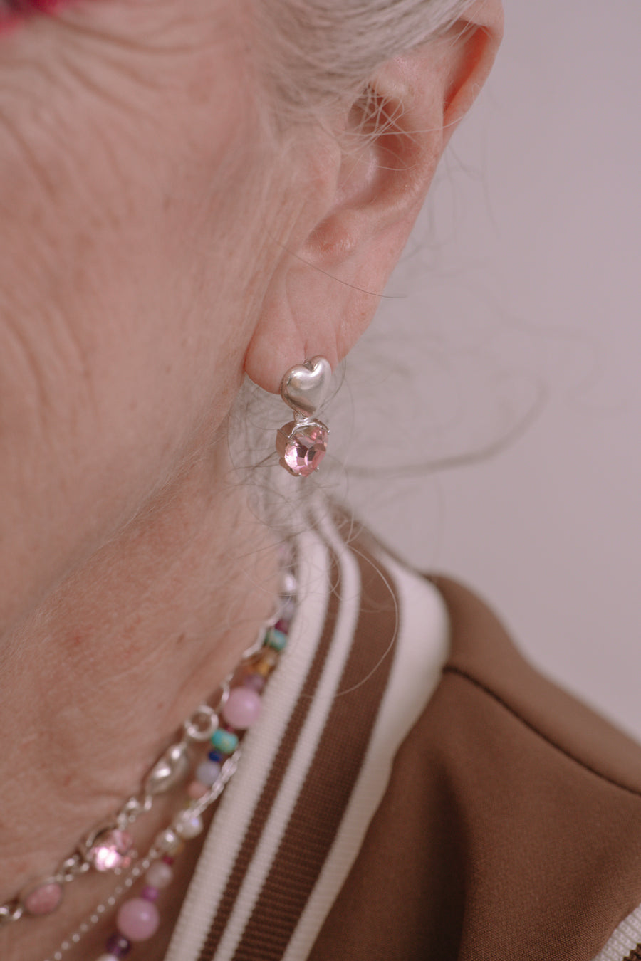 Aretes Ternura Rosa