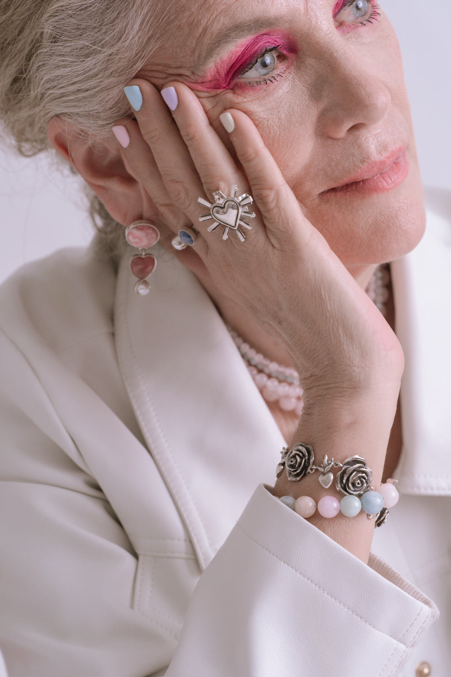Anillo Corazón Querido México Mediano