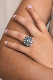 Anillo Hueso y Plata