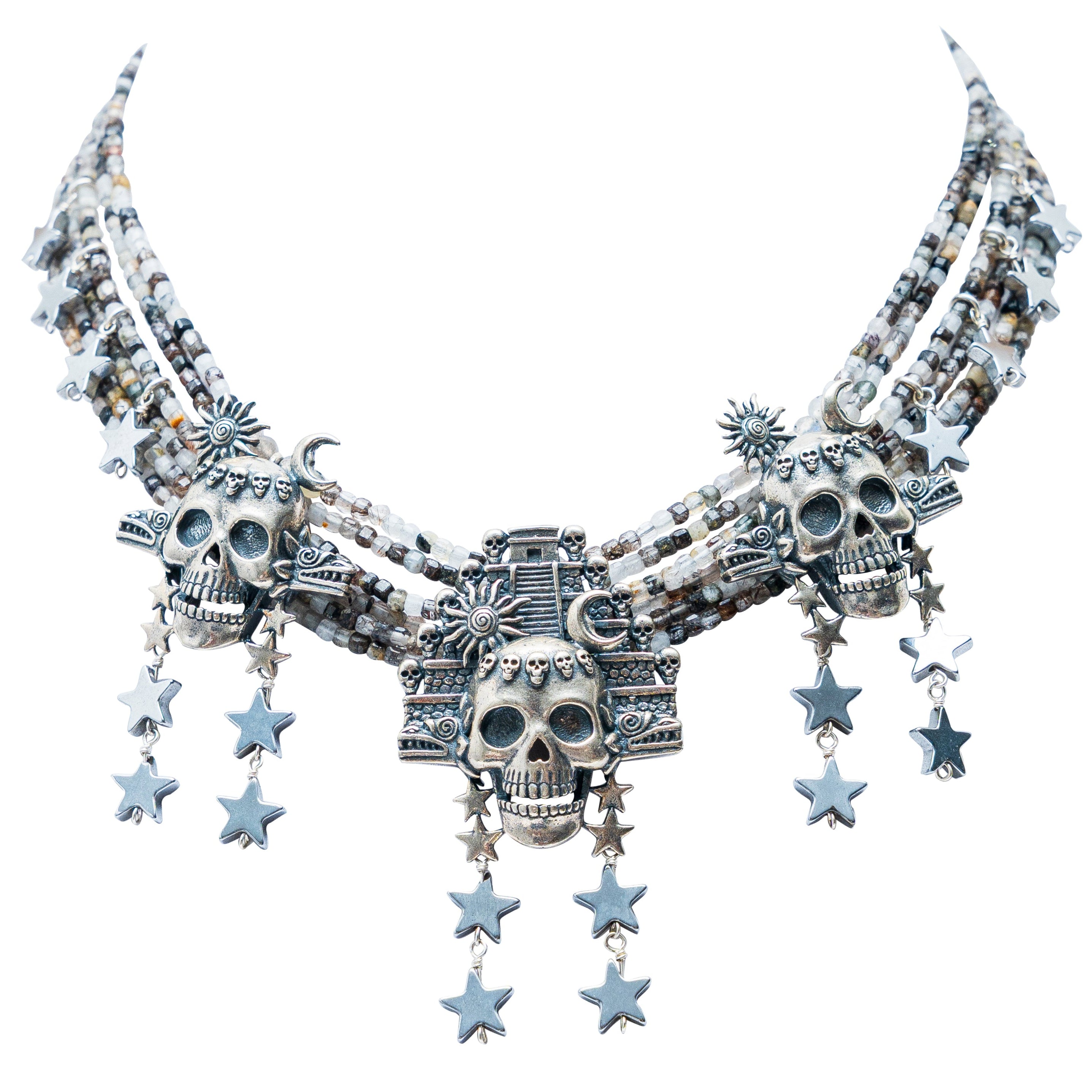 Collar Dios del Sol Nocturno