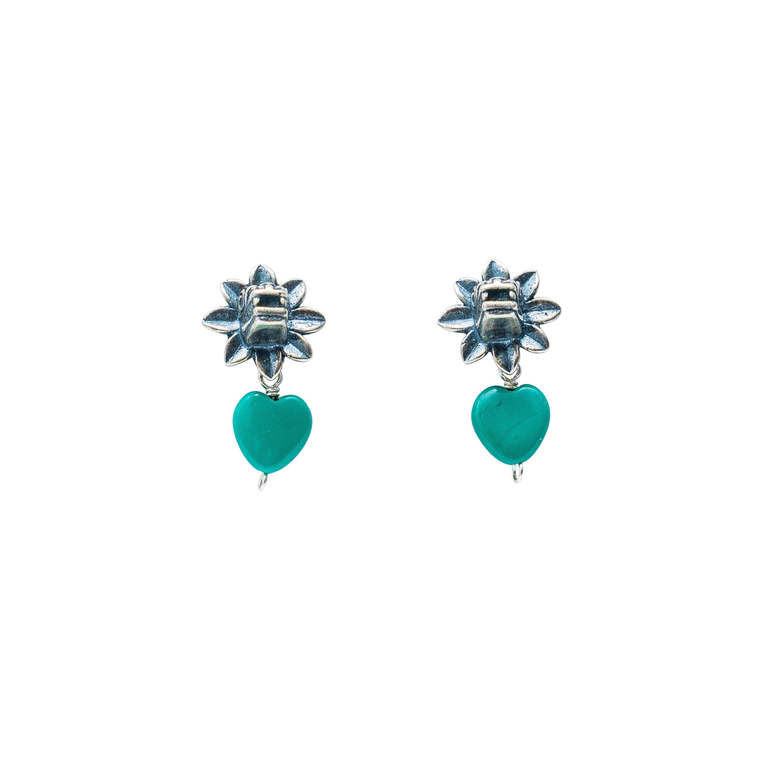 Aretes Corazón de Quetzalcóatl
