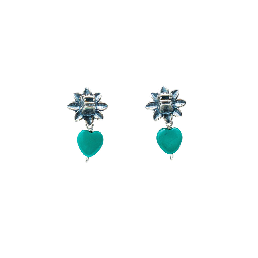 Aretes Corazón de Quetzalcóatl