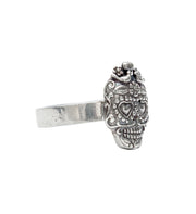 Anillo Calavera Ojos Corazón Chica
