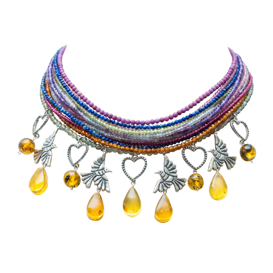 Collar Colibríes de Miel