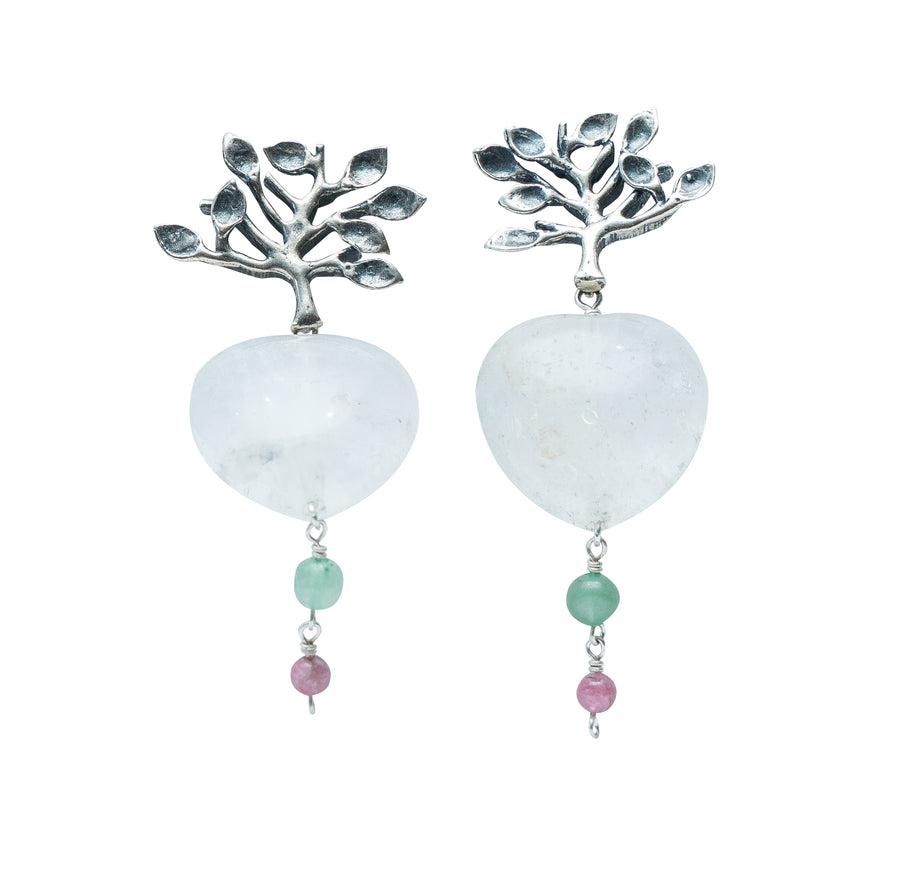 Aretes Corazones de Gratitud