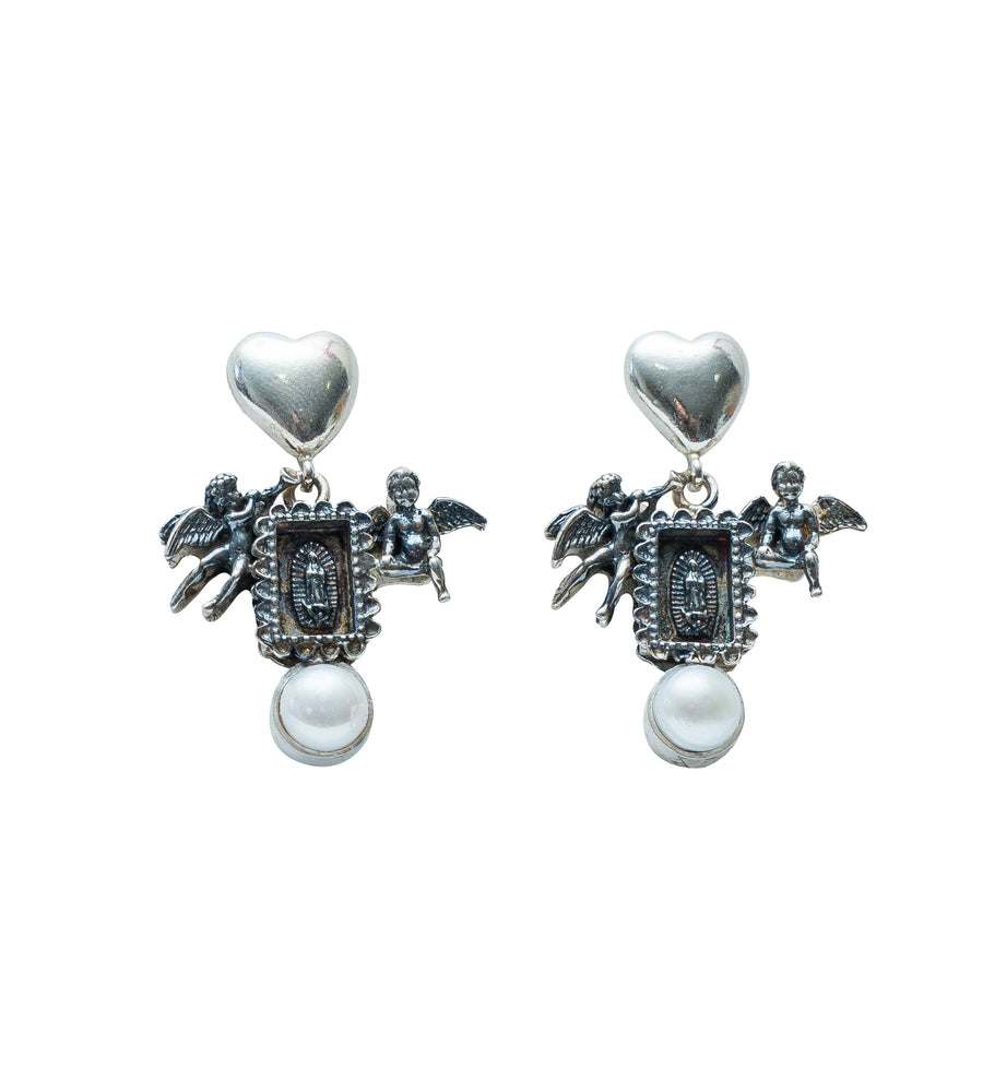 Aretes Bendición y Querubines