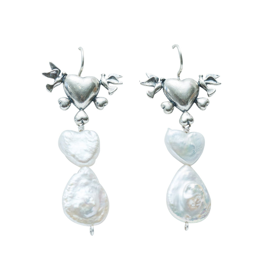 Aretes Corazones que Abrazan