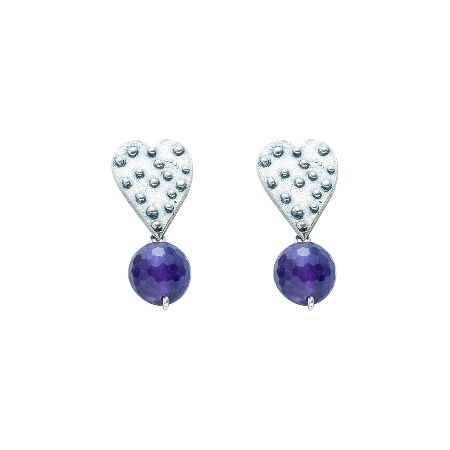 Aretes Amor Amatista