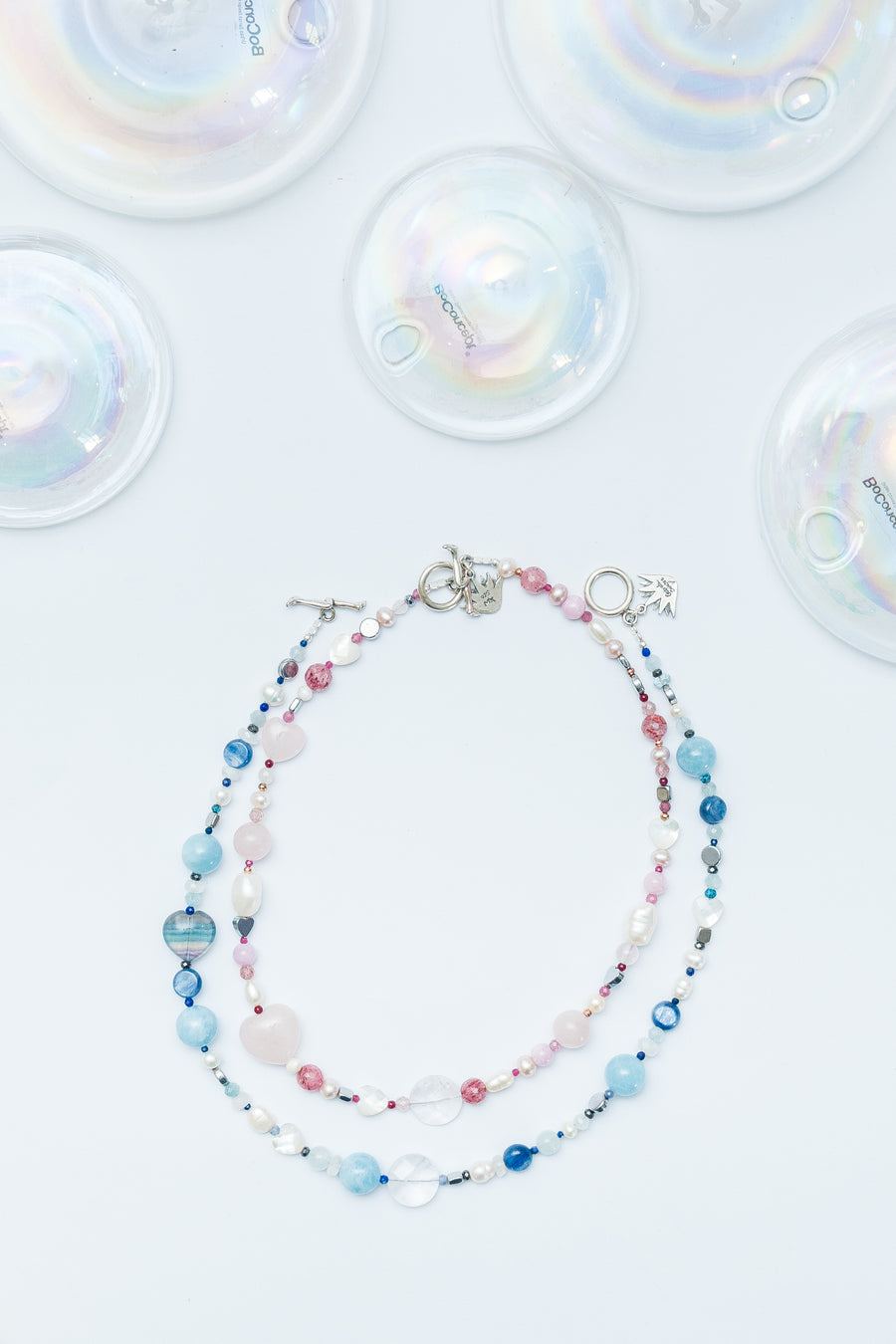 Collar Amor Infinito Rosa