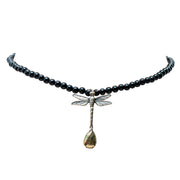 Collar Libélula Azabache