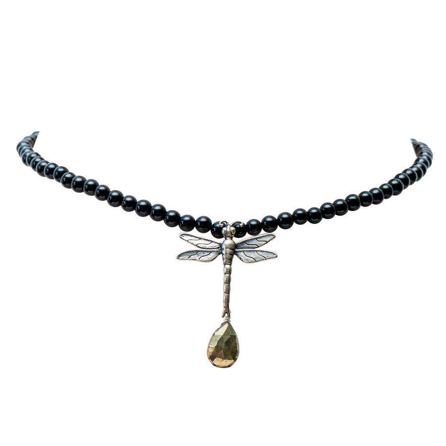Collar Libélula Azabache