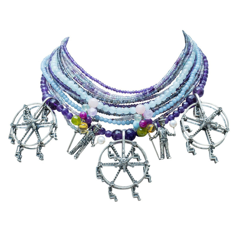 Collar Fluorita, Ruedas de la Fortuna y Globeros