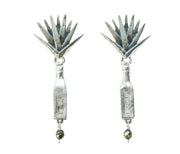Aretes Agave en Botella de Tequila