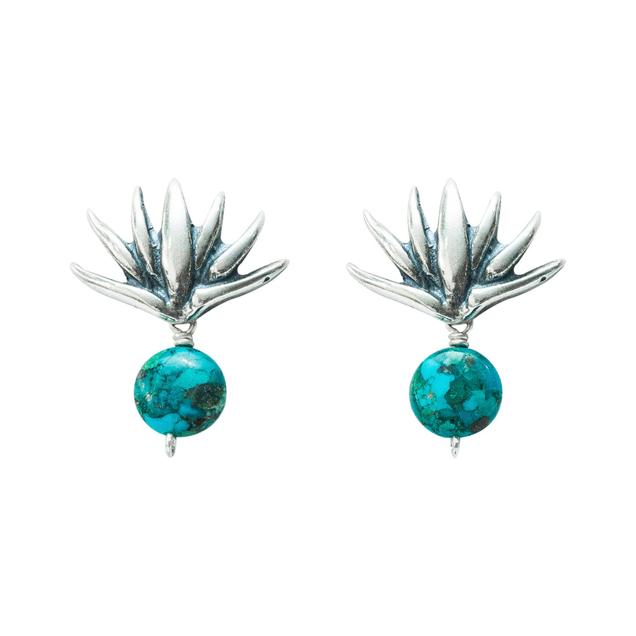 Aretes Agave Chico Turquesa