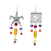 Aretes Piñata y Papel Picado Ámbar