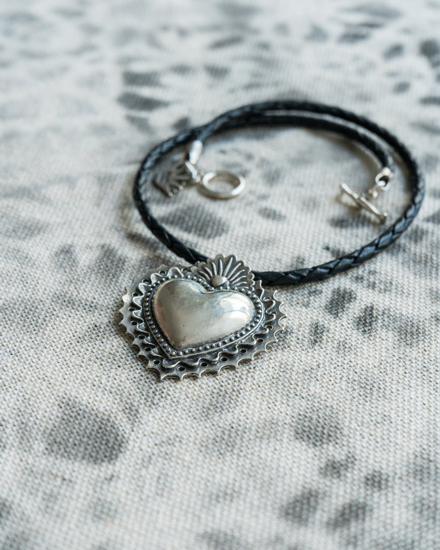 Collar Corazón del Día de Muertos