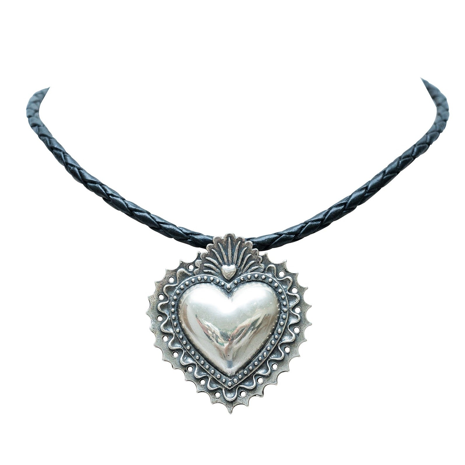 Collar Corazón del Día de Muertos