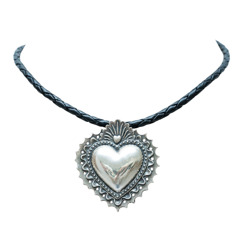 Collar Corazón del Día de Muertos