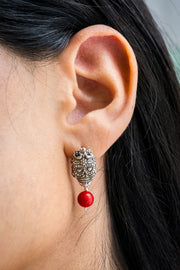 Aretes Calavera Coloradita